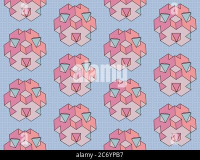 Seamless summer pattern. Stock Vector