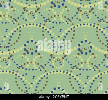 Seamless abstract bright summer pattern. Stock Vector