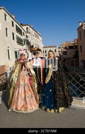Europe, Italy, Veneto, Venice, Venice carnival, Carnival masks Stock Photo
