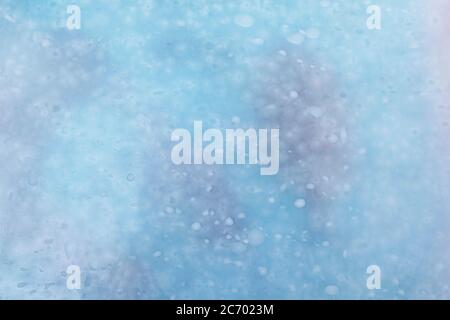 Blue cold ice frozen cool textured winter background Stock Photo