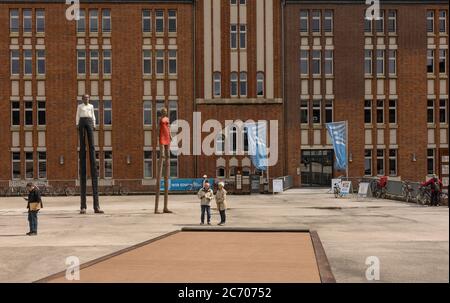 public library, central library in downtown Hamburg, Germany Stock Photo