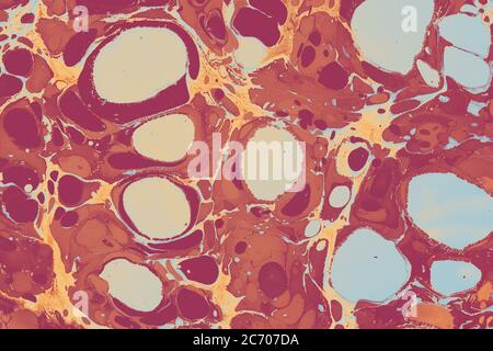 Abstract marbling pattern for fabric,  design.  marbling background texture Stock Photo