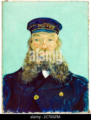 Vincent van Gogh, Portrait of the Postman Joseph Roulin. 1889. Post ...