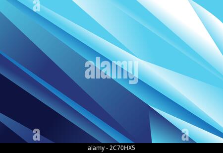 Abstract blue vector background and straight line Illustration. Stock Vector