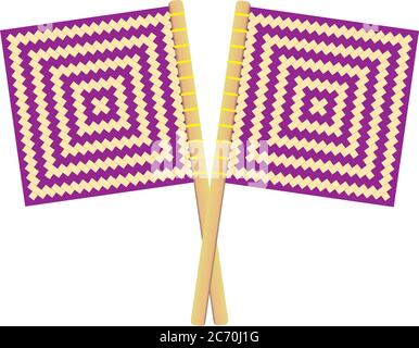Woven Straw Seamless Background, seamless bamboo pattern Stock Vector