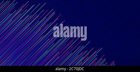 Colorful line overlap design rainbow concept modern art style with space for content. vector illustration. Stock Vector