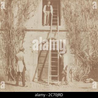 Talbot Ladder The Ladder, William Henry Fox Talbot, before April 1845 Stock Photo - Alamy