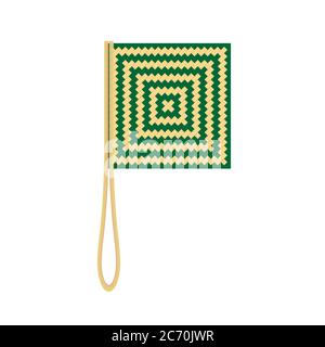 Woven Straw Seamless Background, seamless bamboo pattern Stock Vector