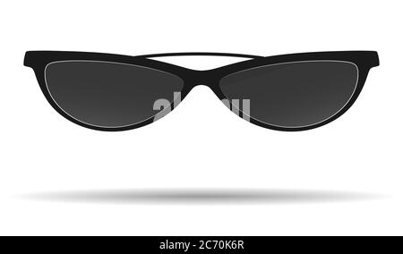 dark black glasses
