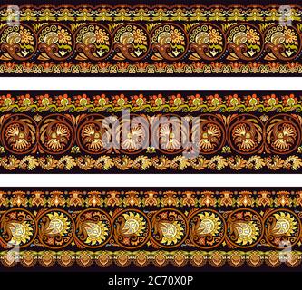 Brown retro borders Stock Vector Image & Art - Alamy