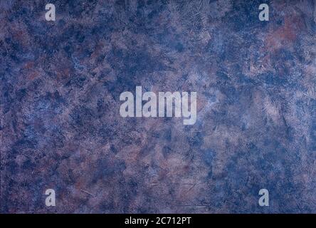 blue concrete wall texture background. cement vintage pattern Stock Photo