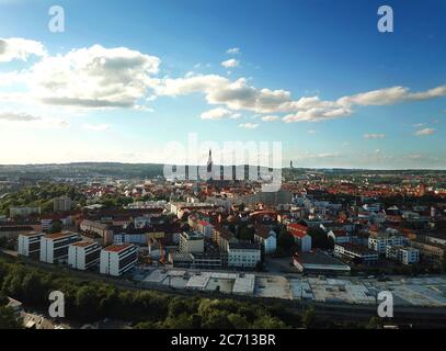 Ulm, Germany: Aerial view on the city