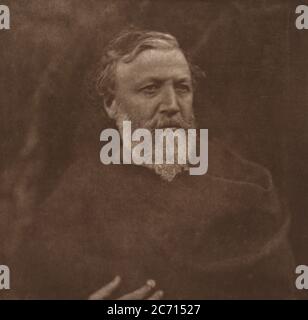 Robert Browning, May 1865, printed ca. 1902. Stock Photo