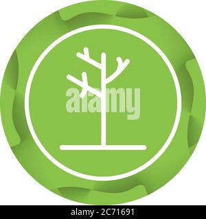 Unique Autumn Vector Glyph Icon Stock Vector