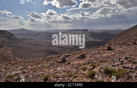 Spectacular Rock Landscape Of High Atlas Mountain Range In Ait Ouglif ...