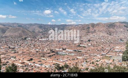 Cusco, Peru - September 2017: Cusco City On The Adean Moutain - Peru 