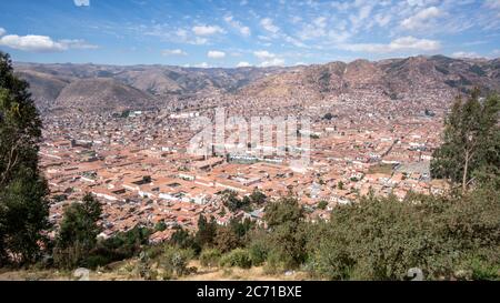 Cusco, Peru - September 2017: Cusco City On The Adean Moutain - Peru 