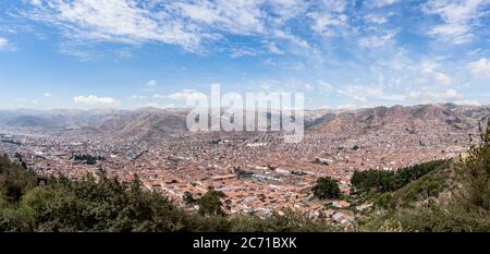 Cusco, Peru - September 2017: Cusco City On The Adean Moutain - Peru 