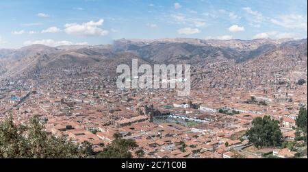 Cusco, Peru - September 2017: Cusco City On The Adean Moutain - Peru 