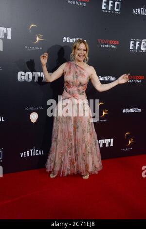 NEW YORK, NY - JUNE 14: Kelly Preston attends the 'Gotti' New York premiere at SVA Theater on June 14, 2018 in New York City   People:  Kelly Preston Stock Photo