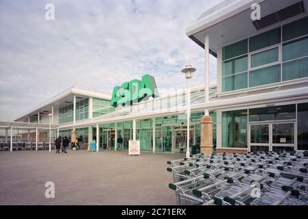 As then brand new Asda Store at Monks Cross, York, northern England, UK in 1997 Stock Photo