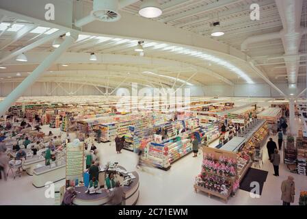 As then brand new Asda Store at Monks Cross, York, northern England, UK in 1997 Stock Photo