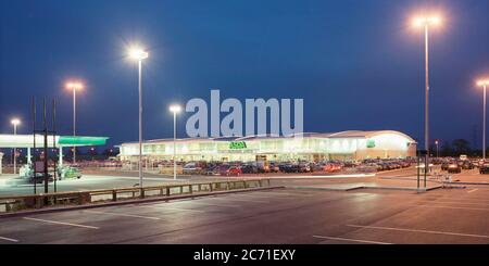 As then brand new Asda Store at Monks Cross, York, northern England, UK in 1997 Stock Photo