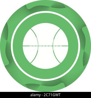 Unique Ball Vector Glyph Icon Stock Vector