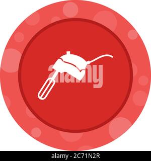 Unique Mixer Glyph Vector Icon Stock Vector