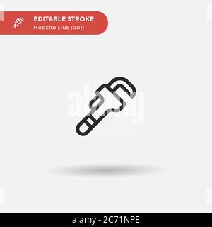Reparation Simple vector icon. Illustration symbol design template for web mobile UI element. Perfect color modern pictogram on editable stroke. Repar Stock Vector