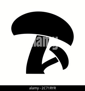 Unique Mushroom Vector Glyph Icon Stock Vector
