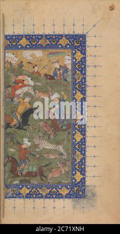 Divan (Collected Works) of Jami, ca. 1480. Stock Photo