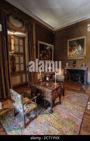 PALACE OF VAUX LE VICOMTE Stock Photo