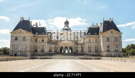 PALACE OF VAUX LE VICOMTE Stock Photo