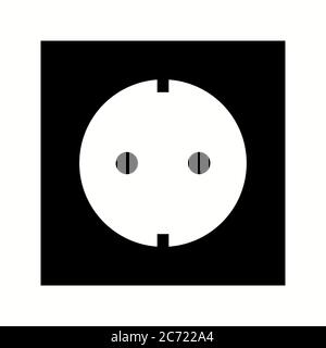 Unique Socket Vector Line Icon Stock Vector