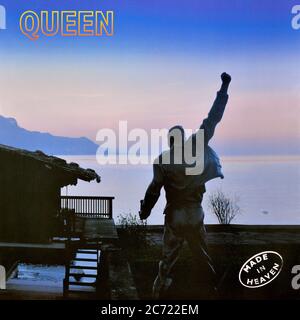 Queen - original vinyl album cover - Made In Heaven - 1995 Stock Photo