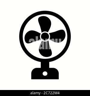 Unique Fan Vector Glyph Icon Stock Vector