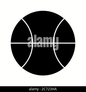 Unique Ball Vector Glyph Icon Stock Vector