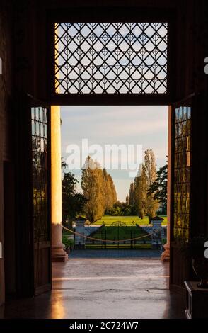 Italy Veneto Fanzolo - Villa Emo  By Andrea Palladio Stock Photo