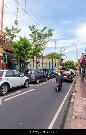 Streets of Ubud Stock Photo