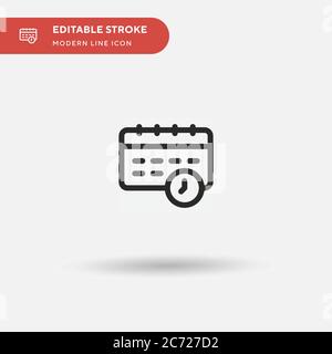 Shovel Simple vector icon. Illustration symbol design template for web mobile UI element. Perfect color modern pictogram on editable stroke. Shovel icons for your business project Stock Vector