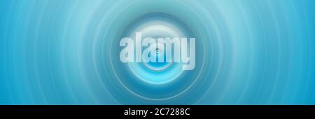 Blue Bright light background. Abstract texture of concentric circles. Stock Photo