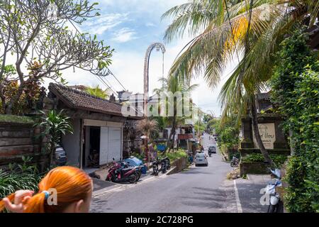 Streets of Ubud Stock Photo