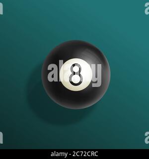 Billiard balls and cue ball with cue sticks crossed on green background  Stock Vector by ©jo@raintreestudio.com 193563118