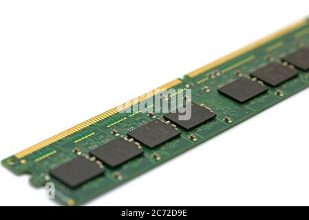 Ram memory in a close-up Stock Photo