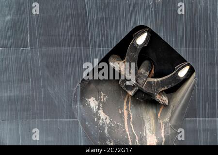 anchor of an oceangoing ship Stock Photo