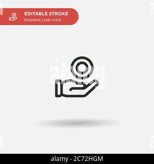 Marketing Simple vector icon. Illustration symbol design template for web mobile UI element. Perfect color modern pictogram on editable stroke. Marketing icons for your business project Stock Vector