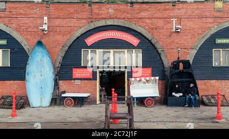 Brightron, UK - January 2019: Entrance to the Brighton Fishing Museum in Brighton Stock Photo