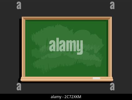 empty education blackboard flat design Stock Vector