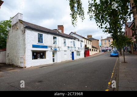 Streets of Airdrie in Scotland, North Lanarkshire, UK Stock Photo